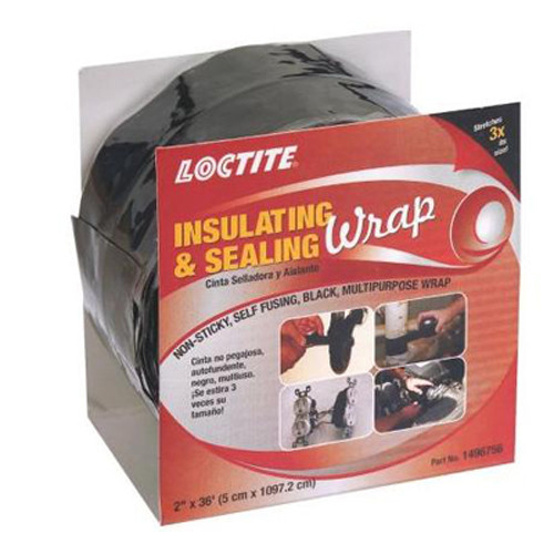 Loctite 2" x 36" Black Insulating & Sealing Wrap (1496756) JB Tools