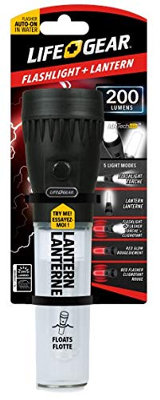 Dorcy 41-3744 Stormproof Series Floating LED Flashlight and Lantern:  Flashlights Using AA Batteries (035355437447-1)