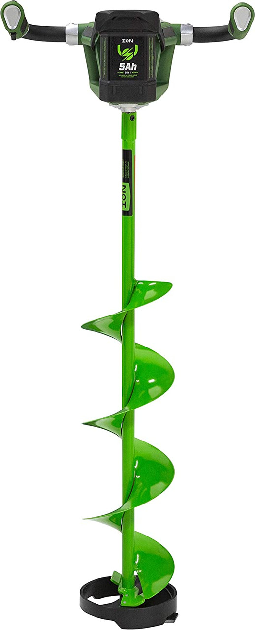 ION 39250 8 R1 Electric Ice Auger, Green/Black