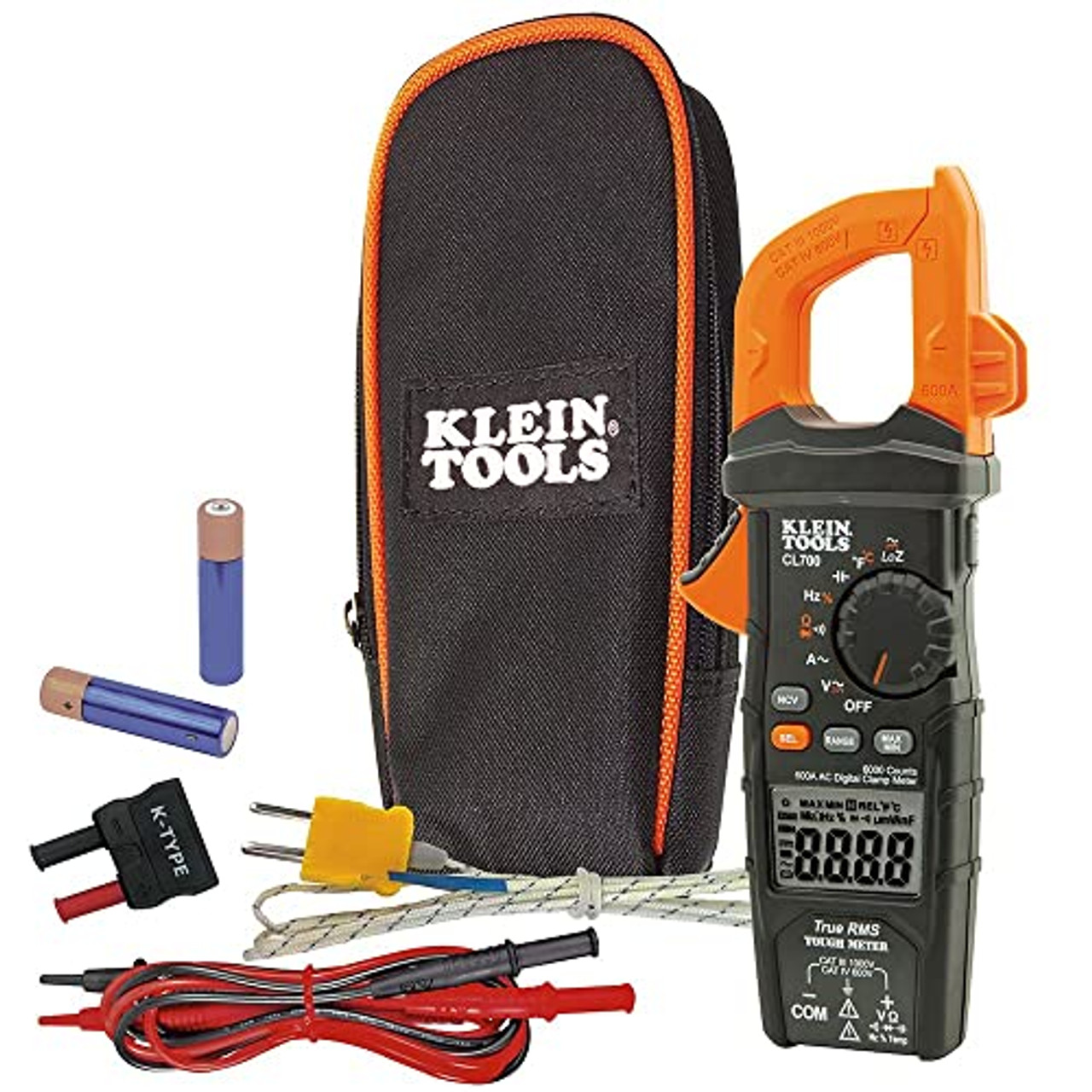 Klein Tools cl700 オートレンジデジタルクランプメーター、TRMS 600amp、AC/DC ボルト JB Tools