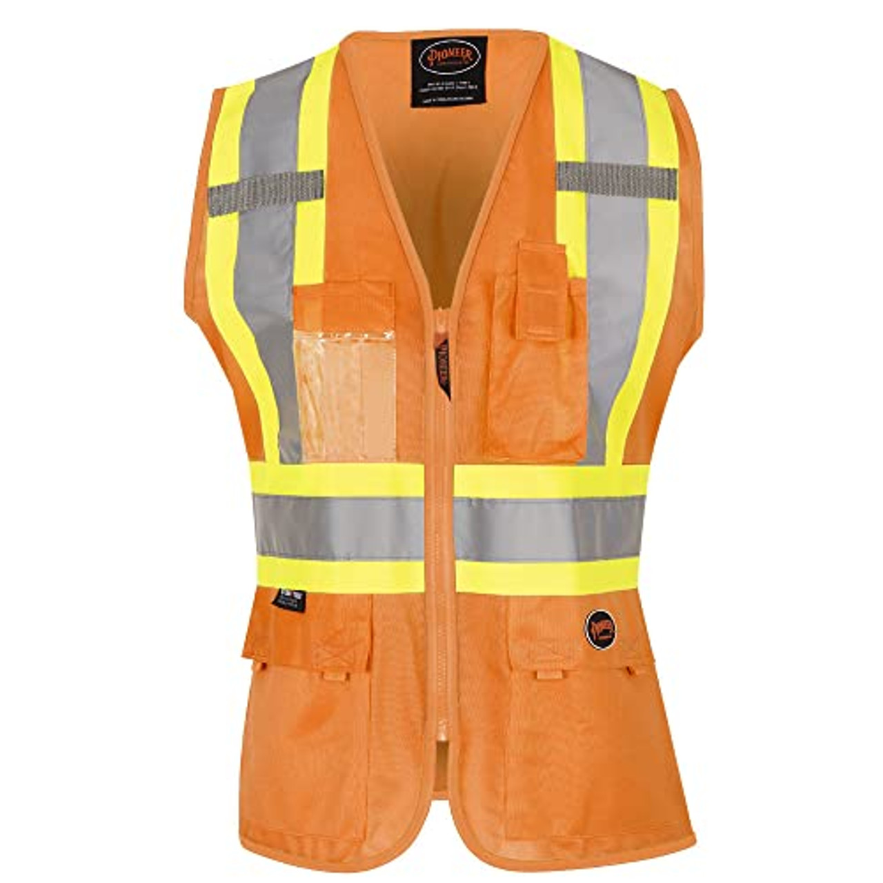 Two ToneHi Vis Reflective Pink Safety Vest for Traffic, Security, Volunteer  Work