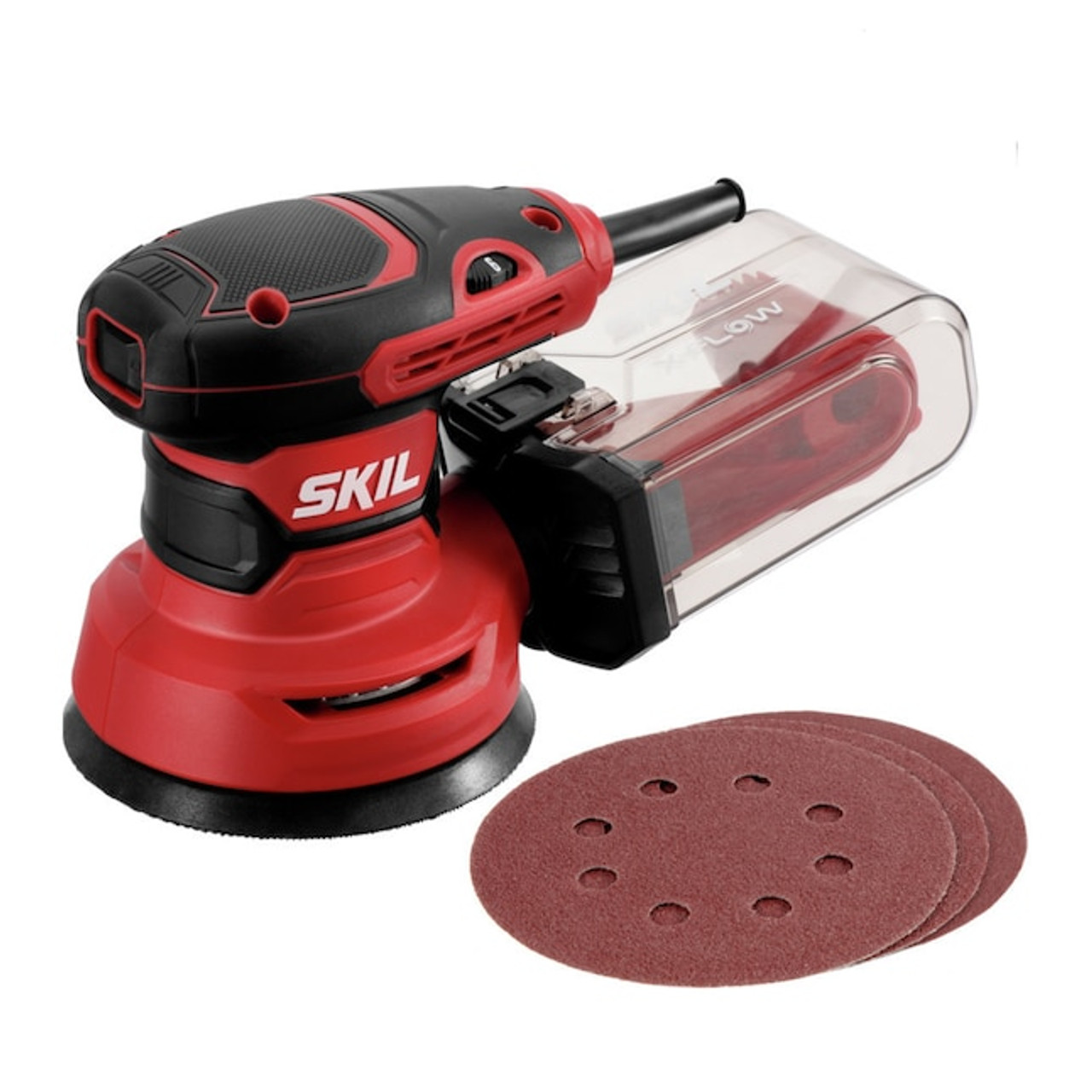 Skil SR211601 Random Orbital Sander w/ Cyclonic Dust Box  3pc Sanding  Sheet JB Tools