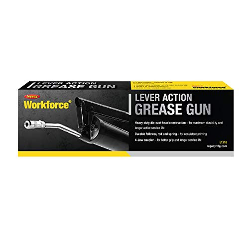 Workforce L1310 Lever Grease Gun, 6 in. Rigid Extension JB Tools