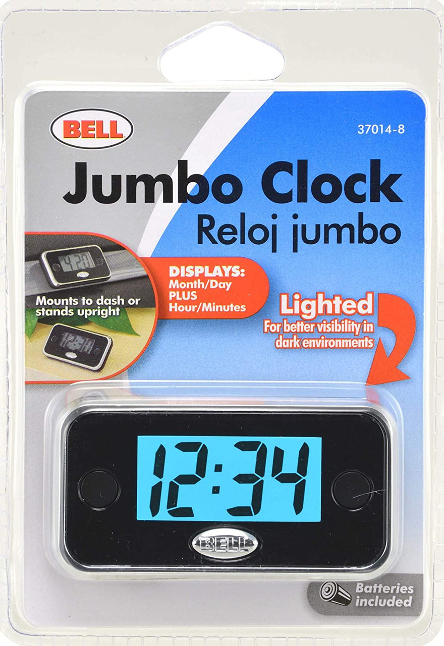 Bell Automotive 22-1-37035-8 Inside-Outside Thermometer and Clock