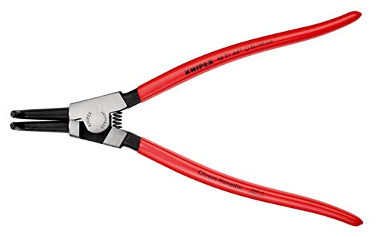 Knipex 4611A4 Circlip Pliers, External, Straight, 3 11/32"5 1/2" Shaft Diameter JB Tools