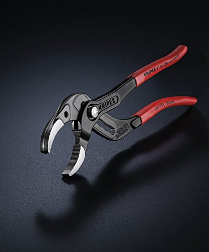 Knipex 8101250SBA Pipe Gripping Pliers With Serrated Jaws JB Tools