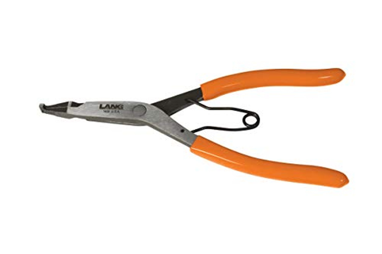 Right angle snap ring shop pliers