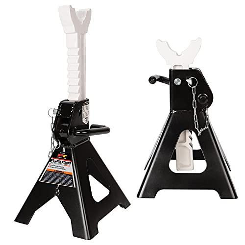 Performance Tool W41004 3 Ton Double Lock Jack Stands (Pair) JB Tools