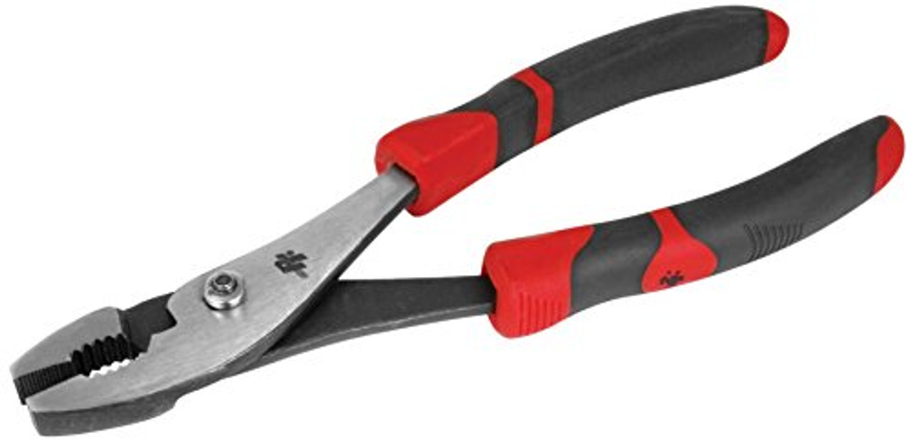 K Tool 51206 Needle Nose Pliers, 6 Long, Bent Nose, with Side Cutter,  Vinyl Grips