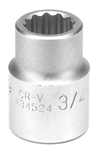 Williams 33624 12-Point Standard Socket – 3/4" Antrieb, 24 Mm, Mit Sicherheits-Rückhaltesystem