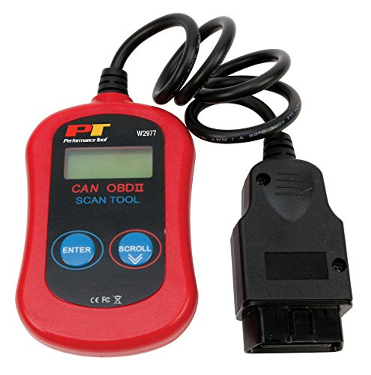 Performance Tool W2977 CAN OBD II Scanner Tool for Check Engine Light