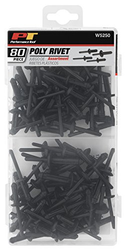 Performance Tool W5250 80Pc Poly Rivet Assortment | JB Tools
