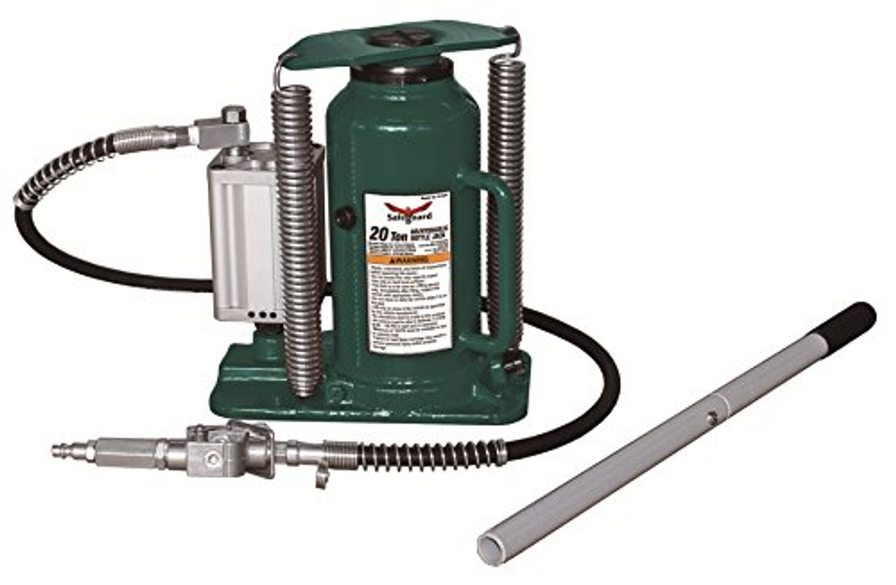 Safeguard 61206 エア/油圧ボトル ジャッキ、溶接ベース、スチール、容量 20 トン JB Tools