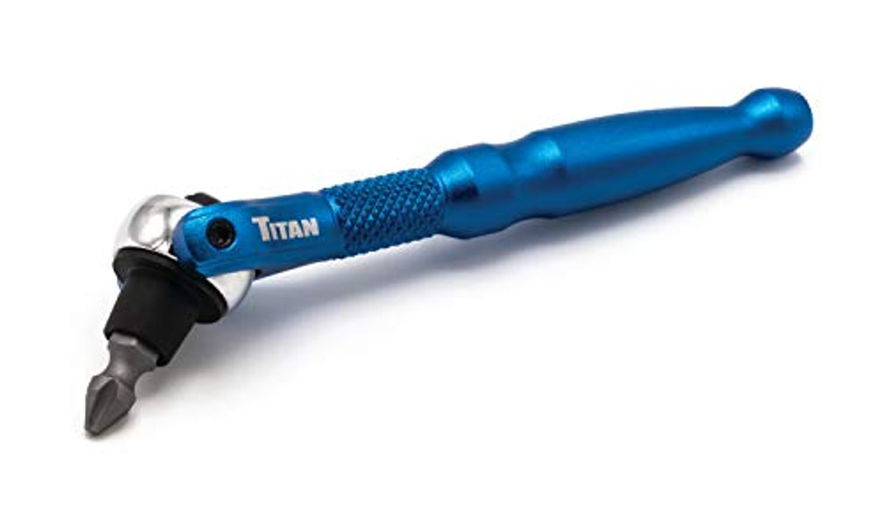 はる Titan Tools 11317 1/4 Drive Swivel Head Micro Bit Driver