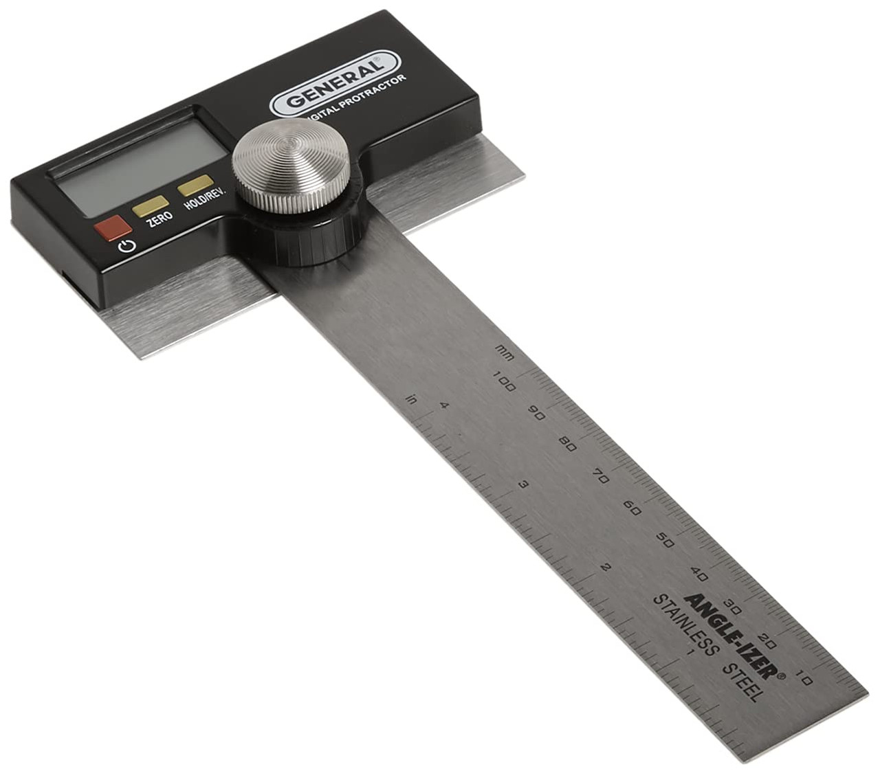 General Tools 1702 Goniometro digitale con braccio girevole in acciaio  inossidabile da 6 pollici