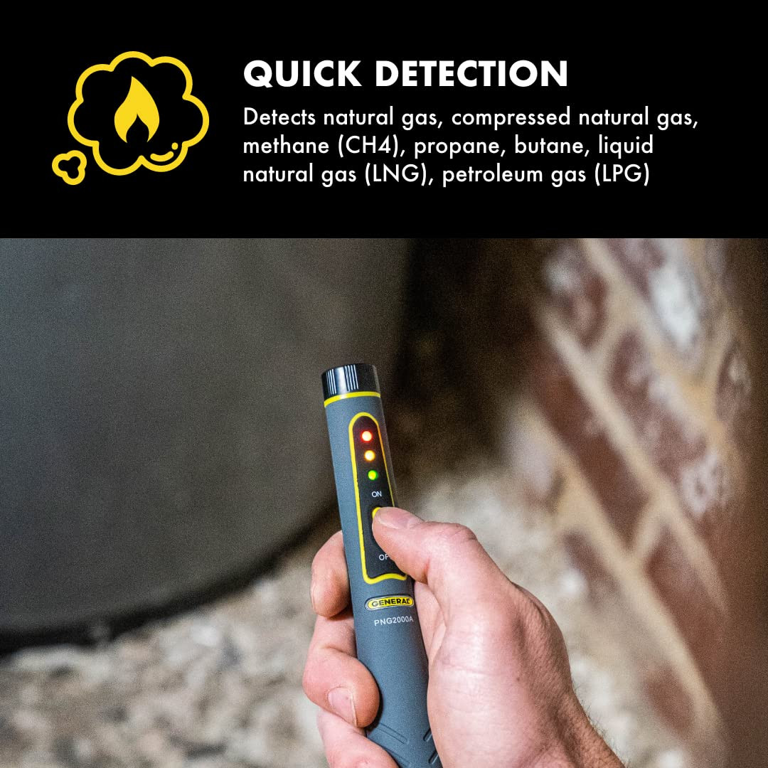 General Tools Combustible Gas Leak Detector Pen (PNG2000A) JB Tools