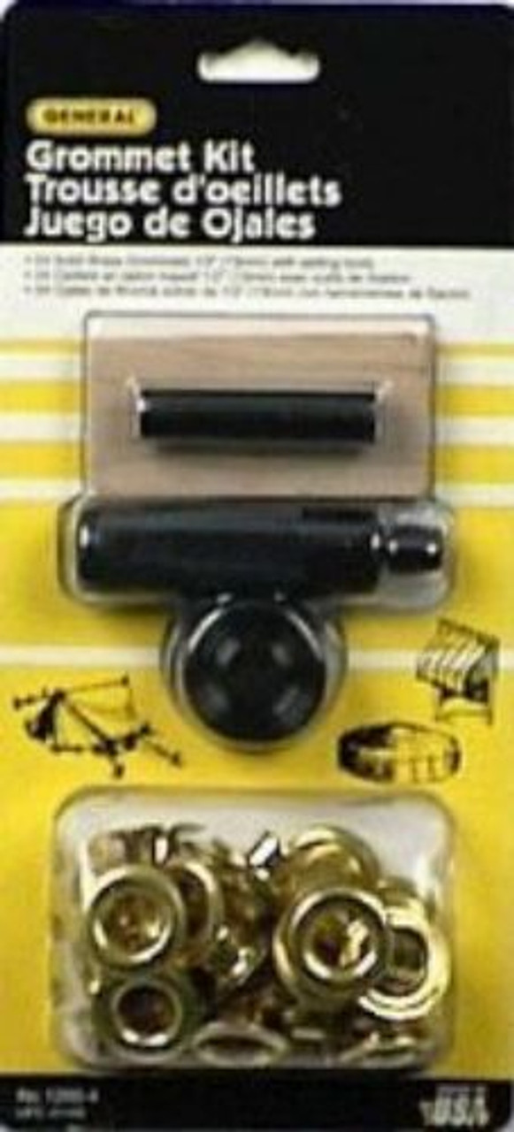 General Tools 71264 Grommet Kit with 12 Grommets, 1/2-Inch