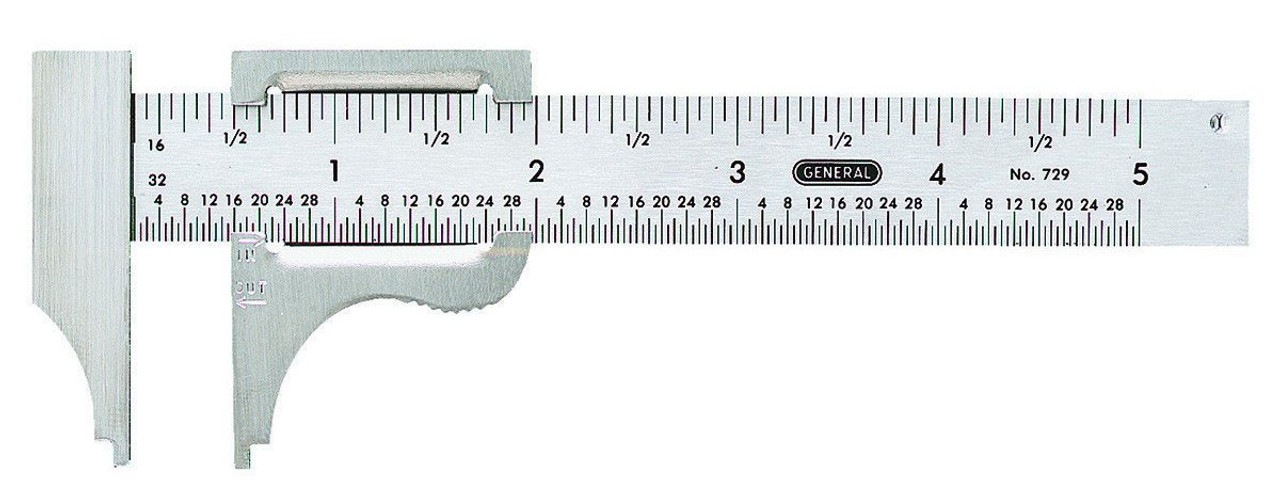 Calibrador digital General Tools 14712 - Herramienta de medición de calibre  de 12 - regla ss