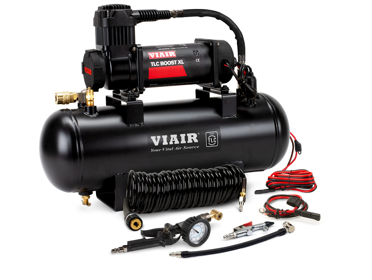 VIAIR 20005 PSI High-Flow Air Source Kit Black - 3