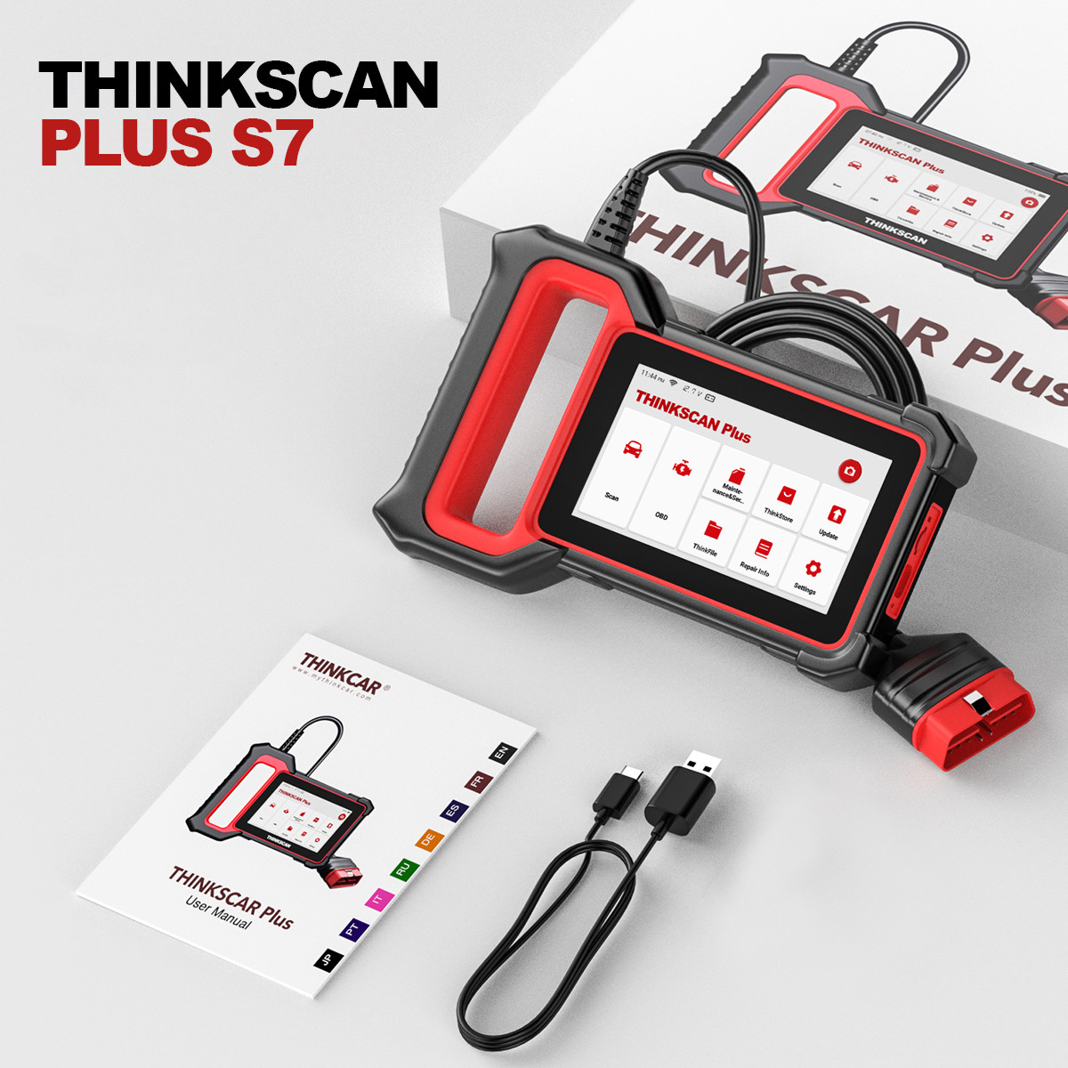 THINKCAR ThinkScan Plus S7 Diagnostics Tool (303020022) | JB Tools