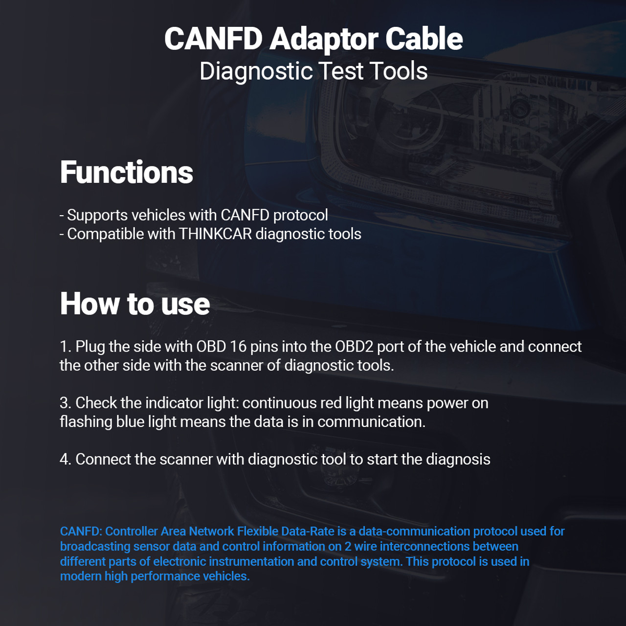 THINKCAR® Thinkscan Max 2 CAN-FD All Systems OBD2 Scanner