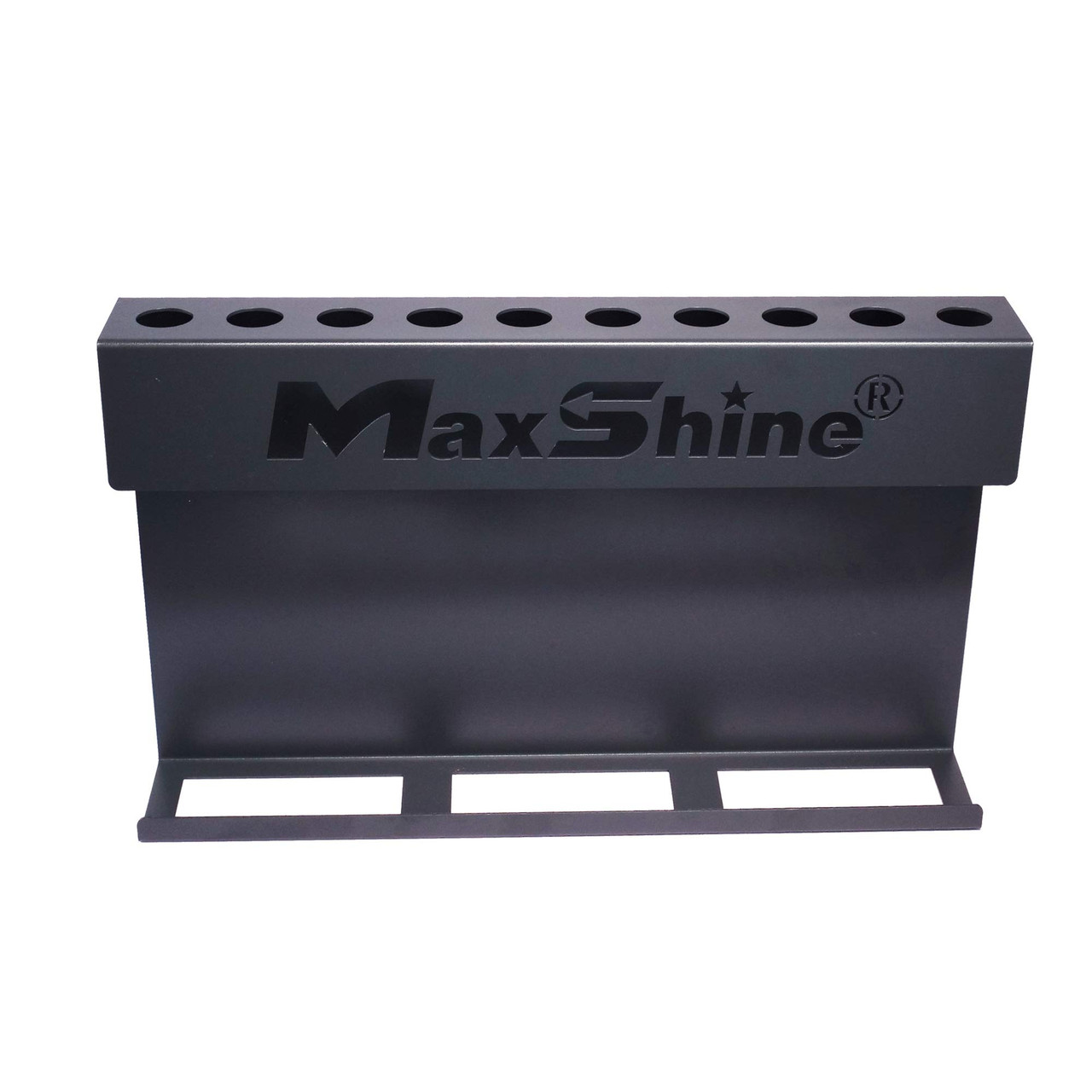 Maxshine Wall-Mounted Detailing Brush Holder – Holds Up To 10 Brushes, Organizes Your Car Wash Gear