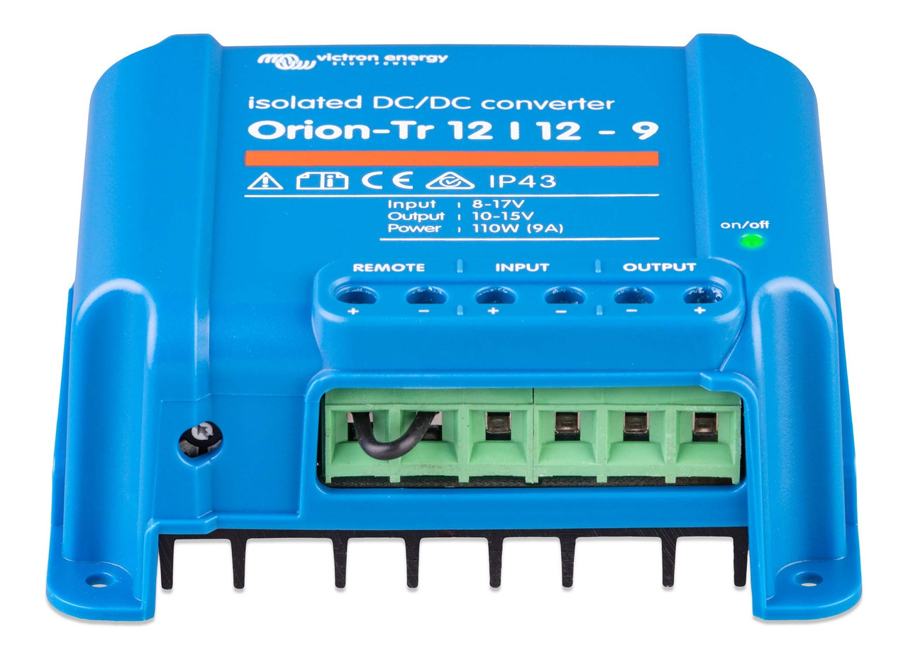Convertitore DC/DC Victron Energy Orion-Tr 12/12V 9A 110W - Isolato, IP43, Per Auto E Barche