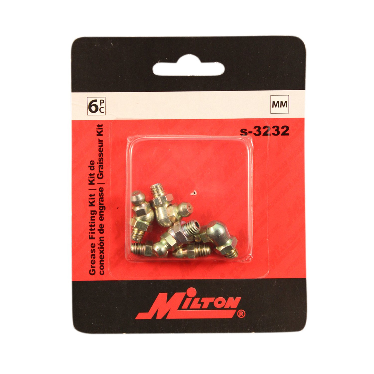 Milton S3232 Metric Grease Fitting Kit JB Tools