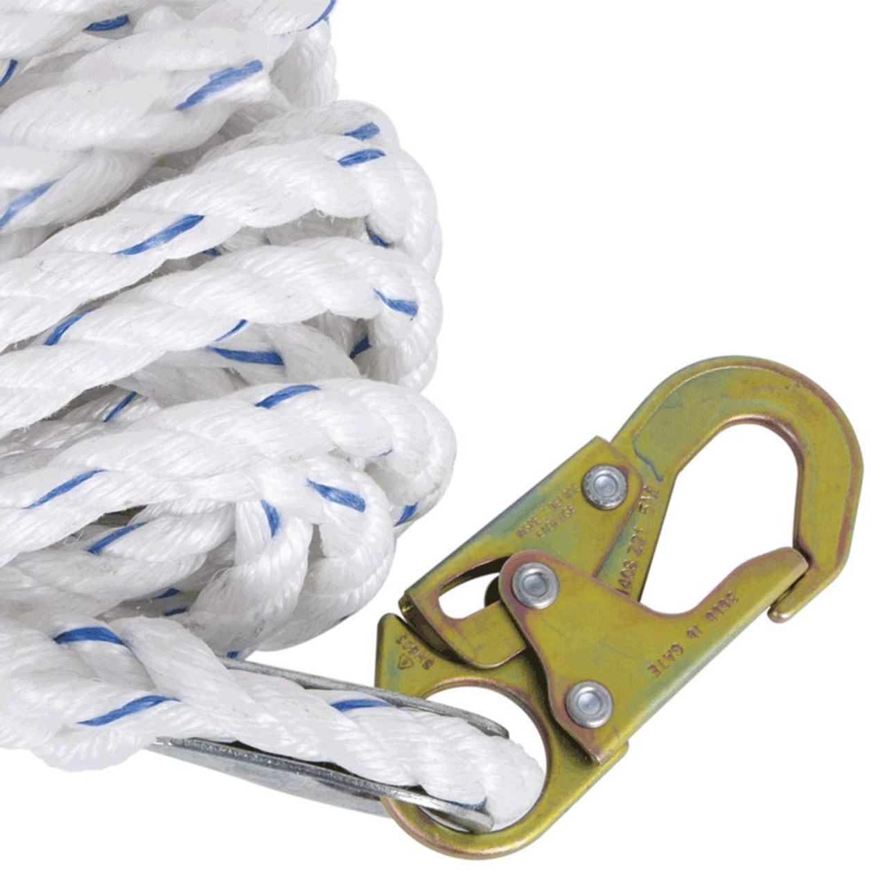 PeakWorks V84084150 Fall Protection Safety Rope Grab, XL 150 ft