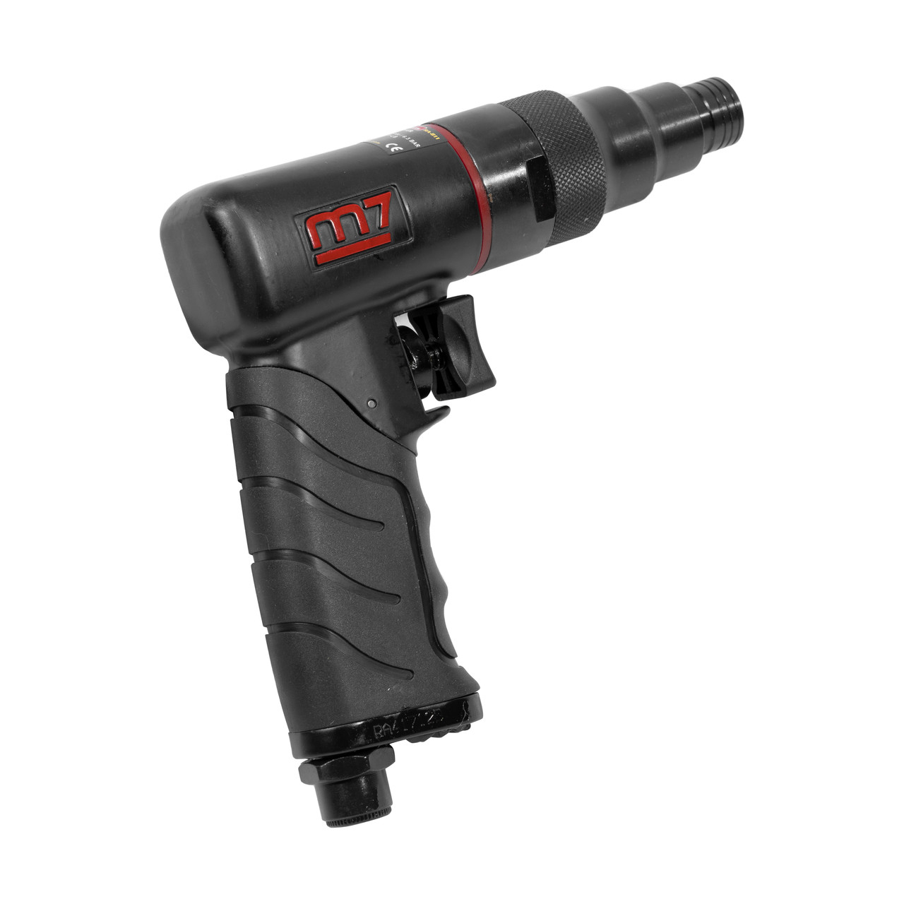 M7 Positive Clutch Pneumatic Screwdriver with Rubber Grip for M6 Screws
