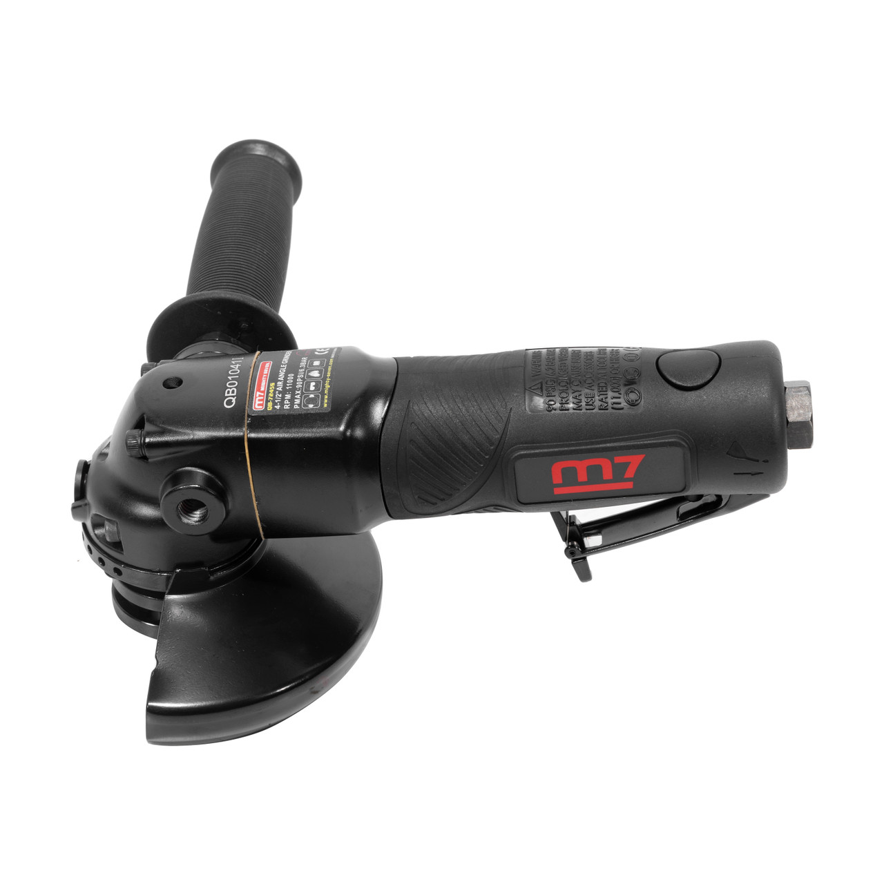 M7 Air Angle Grinder with 4.5 Grinding Wheel and Swivel Wheel