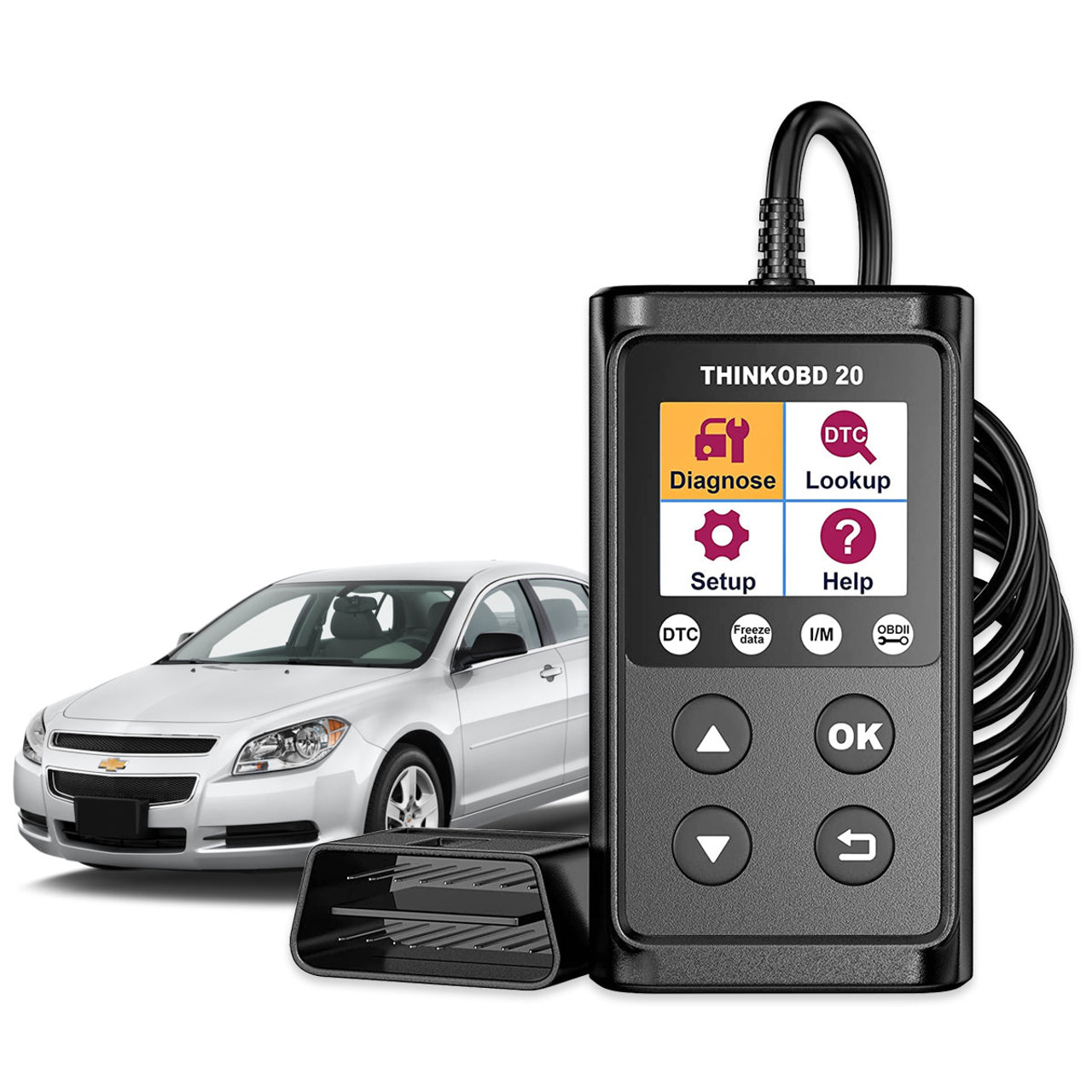 Obd Diagnostic Device Lecteur de code de panne de voiture Scanner de code  d'erreur de véhicule Lecteur de code d'erreur de véhicule