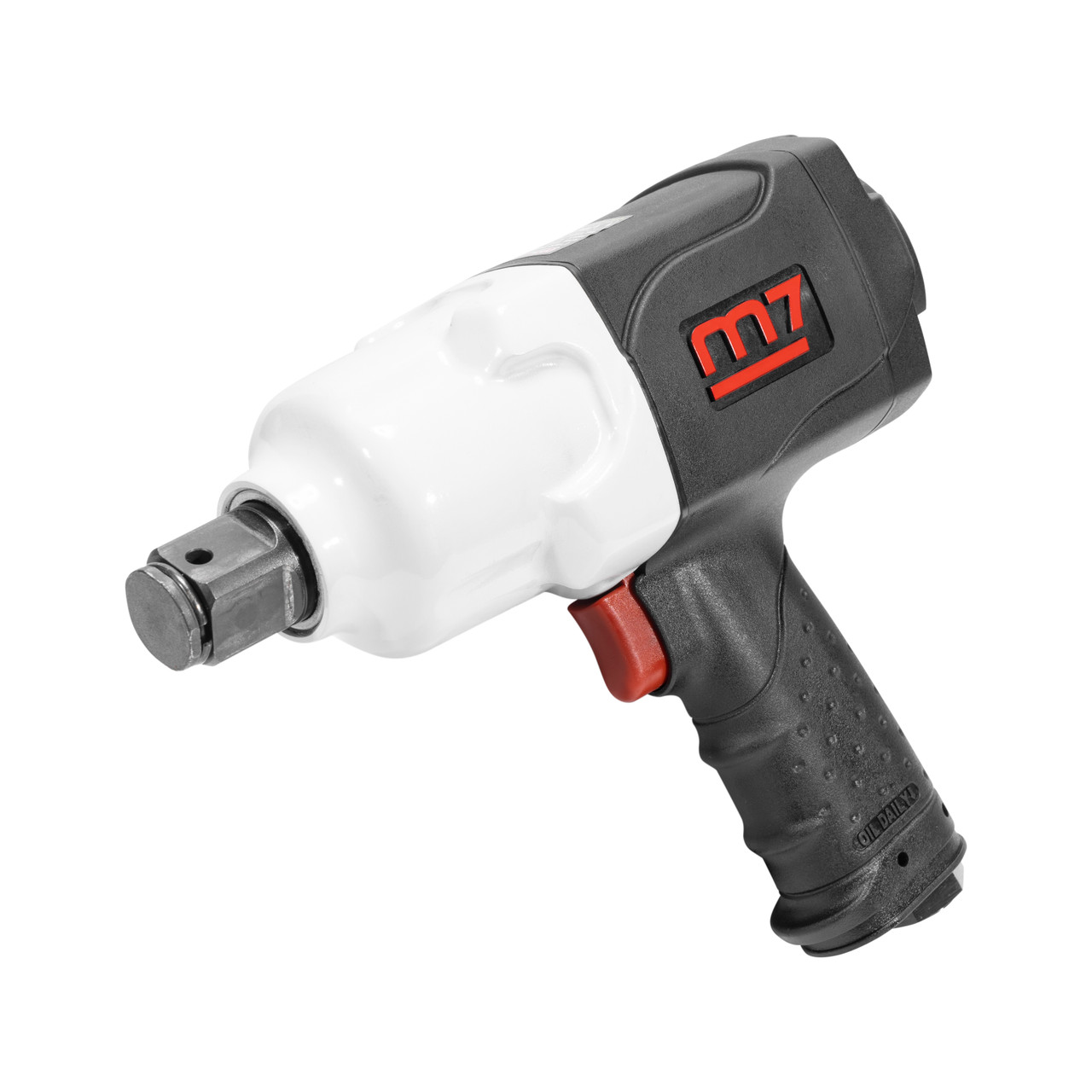 M7 1 Inch Air Impact Wrench With Twin Hammer Clutch And 1-1/16 