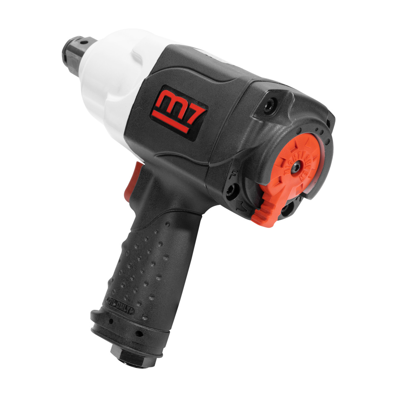 M7 1 Inch Air Impact Wrench With Twin Hammer Clutch And 1-1/16 