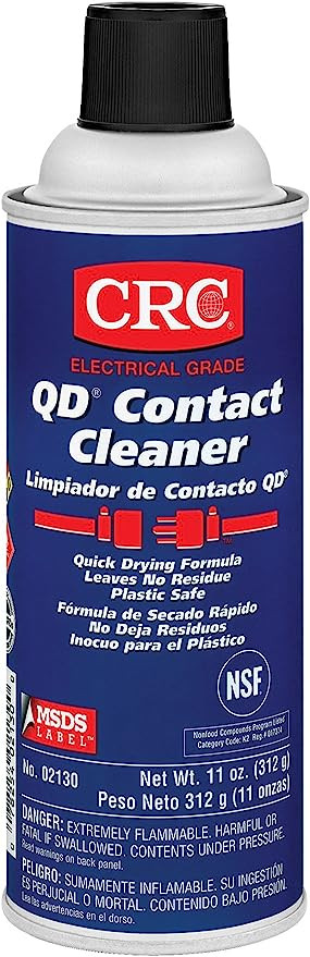 CRC QD コンタクトクリーナー 11オンス エアゾール缶 クリア CRC QD CONTACT CLEANER 11 OZ - Malibu Marketing Ltd.