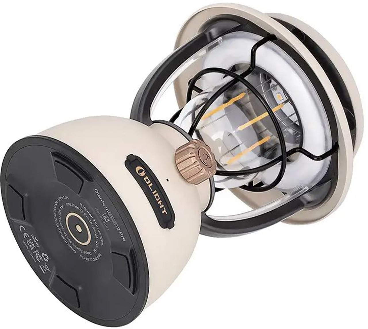 Latarka Olight Olantern Classic 2 Pro, gliniana, beżowa