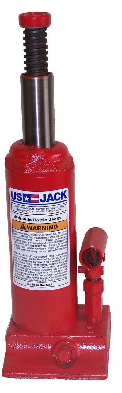 Jack Hi Range Bottle Jack, Ton Capacity (D-51012) JB Tools