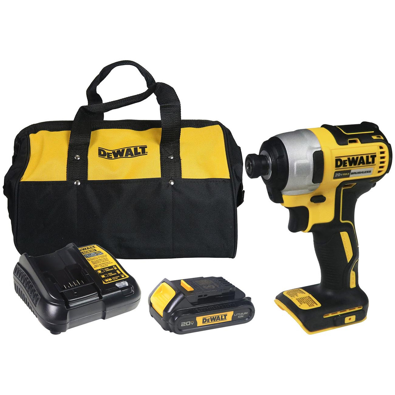 DEWALT 20V MAX Impact Driver, Cordless, Brushless Motor, Storage Bag and  Battery Included (DCF787C1)