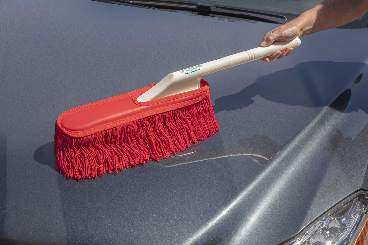 California Car Duster Super Duster – Extra Großer Staubwedel Für LKW, SUV & Wohnmobile Mit 76 Cm Holzgriff