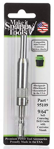Snappy Tools 9/64 Inch Self-Centering Hinge Power Bit, Compatible ...