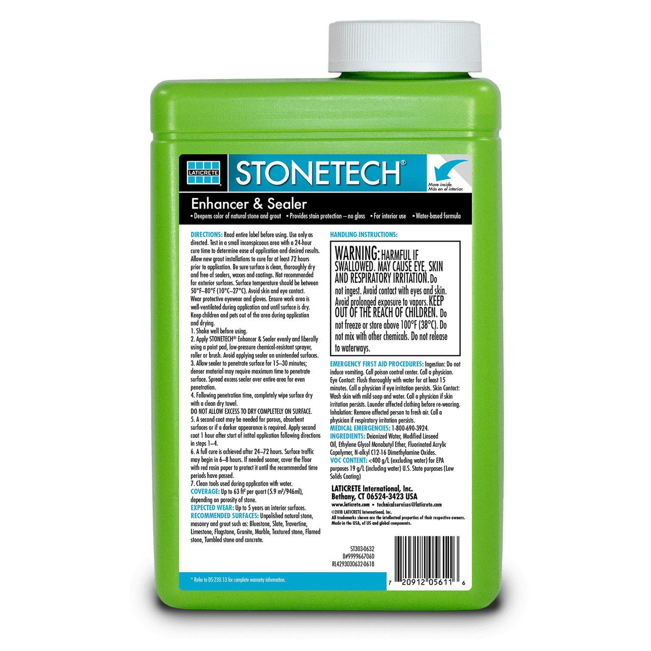 Stone Enhancer And Sealer, Multi Purpose Cleaner 32 Oz