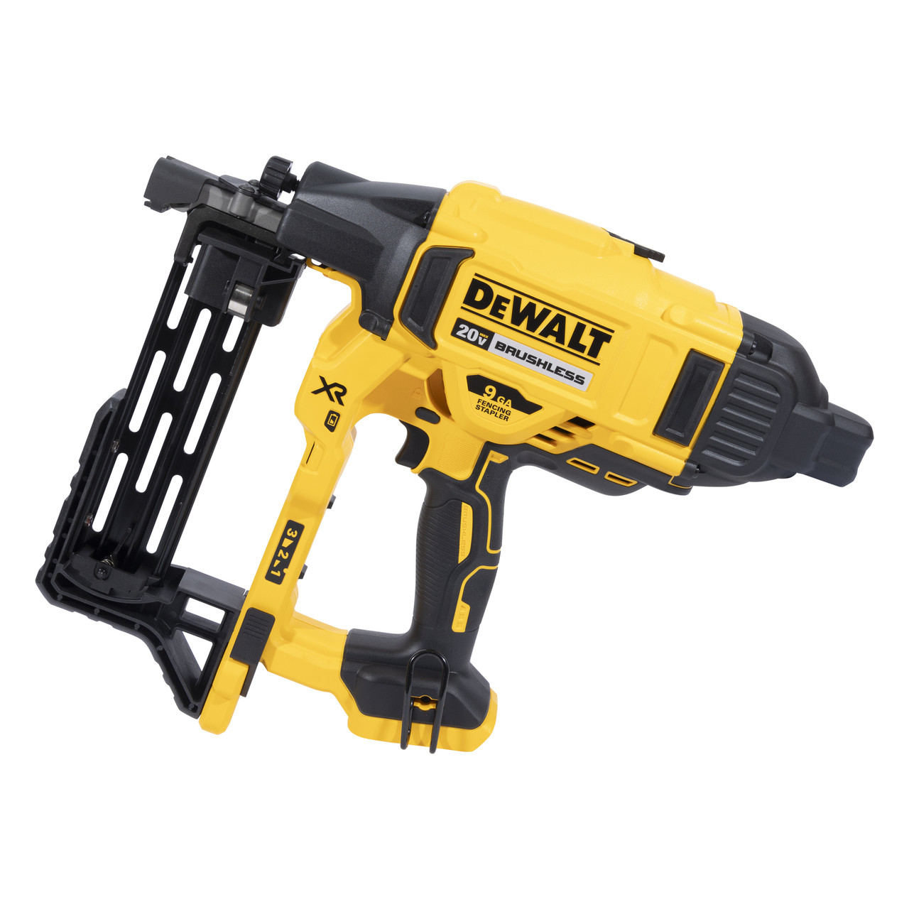 DEWALT Grapadora de corona MAX* XR de 20 V, kit de cercado inalámbrico, 9GA  (DCFS950P2)