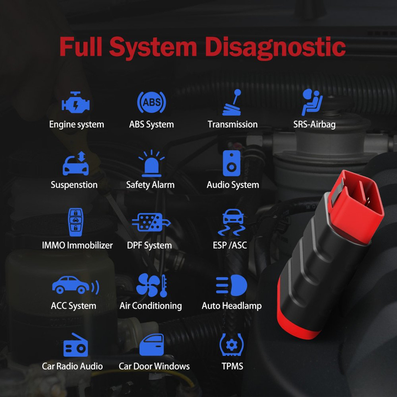 Thinkcar Obdii Bluetooth Diagnostic Scanner For Ios (306010003)