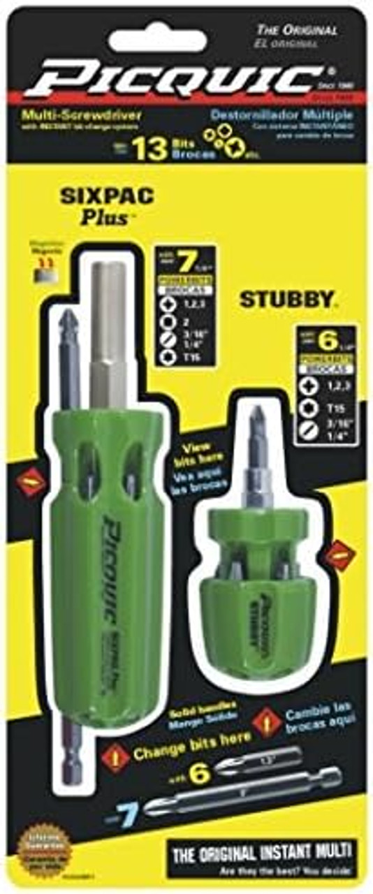 Picquic Dynamic Duo Sixpac Plus & Stubby Combo Pack, Gecko Green Opaque
