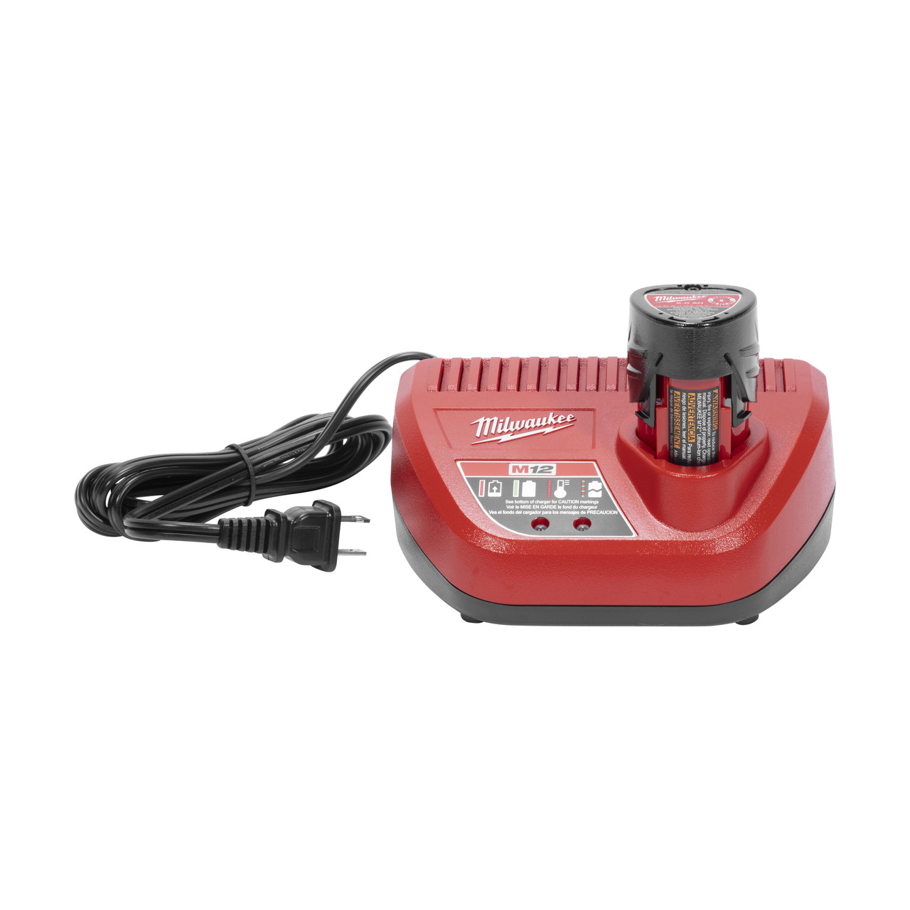 Milwaukee M12 3/8” Ratchet With M12 Charger 1 REDLITHIUM 2.0Ah 