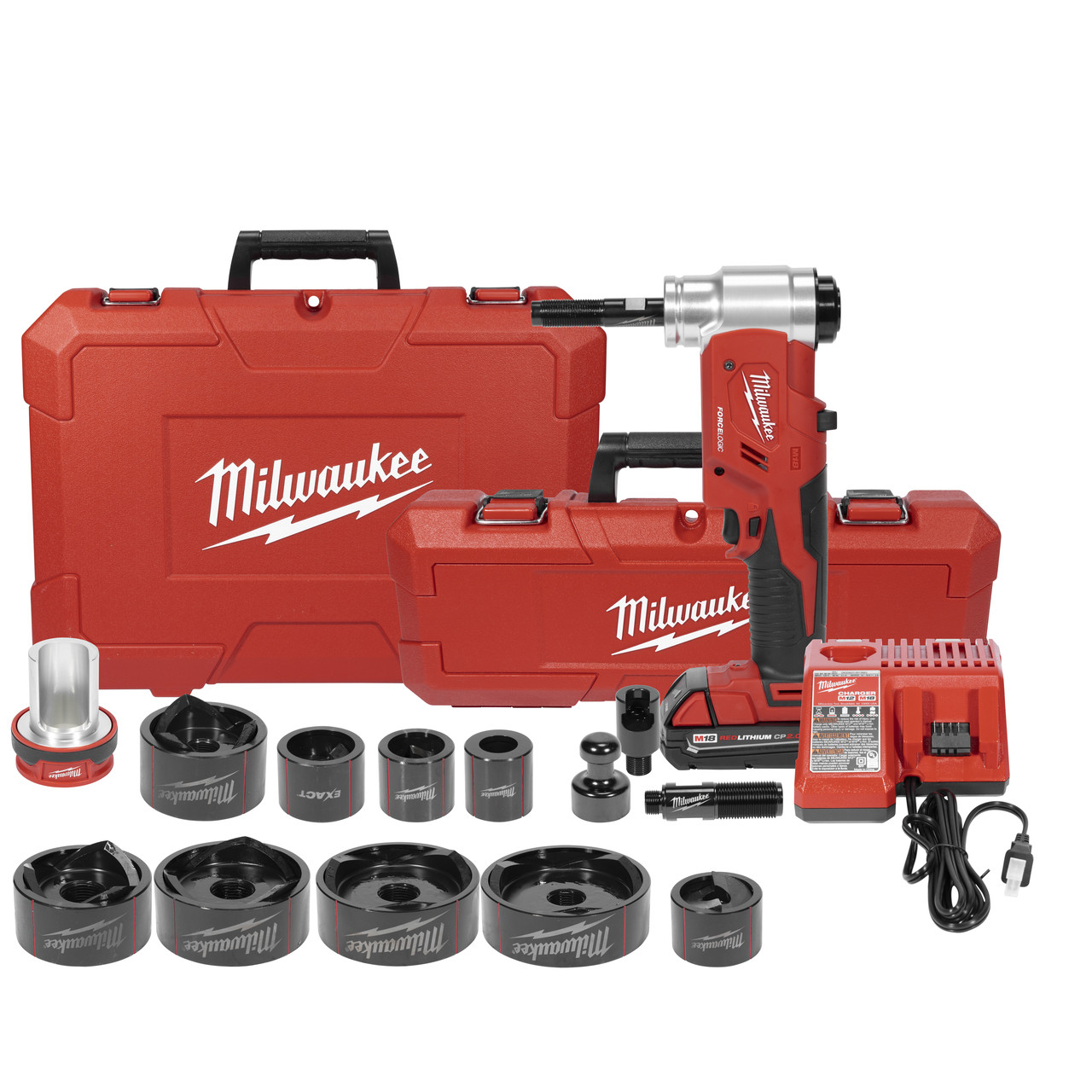 Milwaukee M18 FORCE LOGIC Press Tool Kit 6 Ton With M18 2.0Ah