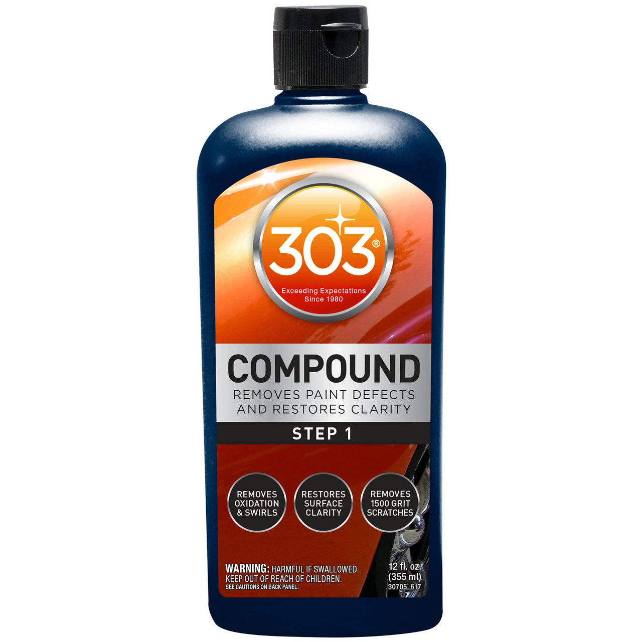 303 Compound - Removes Paint Defects And Restores Clarity, 12 Fl