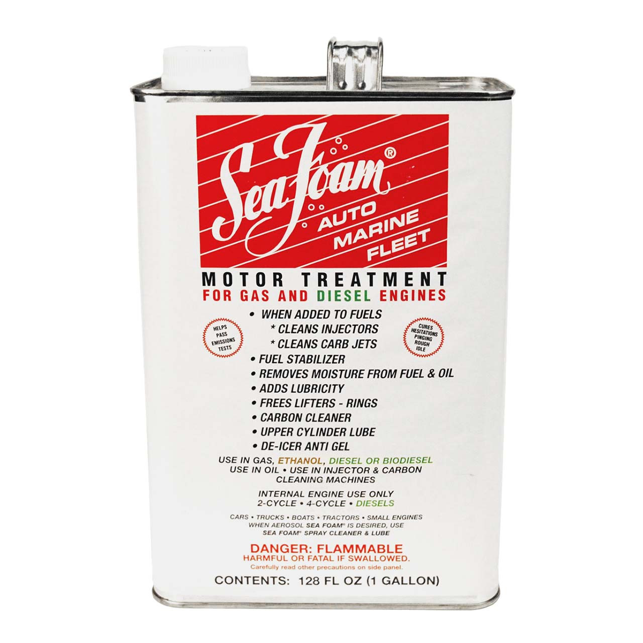 Sea Foam SF-128-4 PACK Motor Treatment Fuel Additive Marine Auto