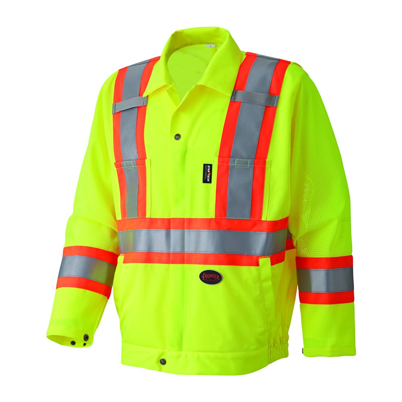 Hi Vis YELLOW X-Back Two-Tone Day & Night 6-in-1 Contrast Jacket & Vest  COMBO | eBay