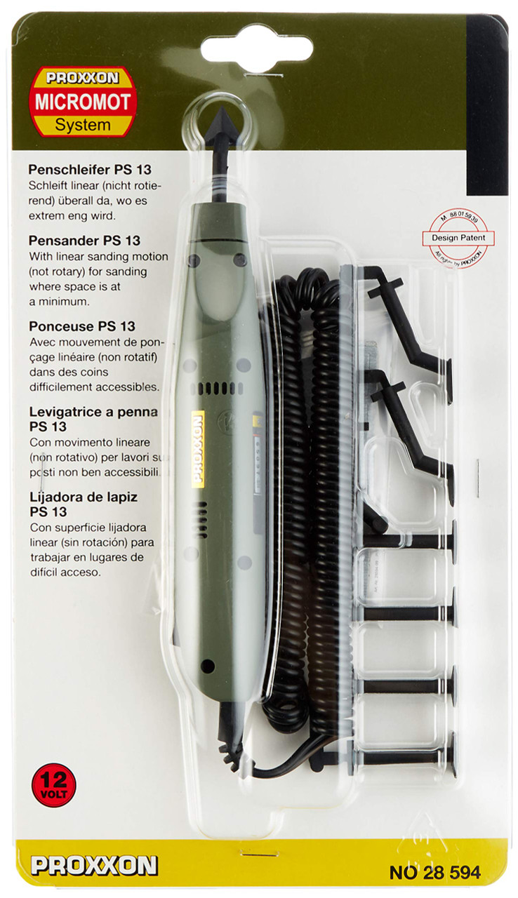 Levigatrice a penna Proxxon PS 13, 12 Volt (28594)